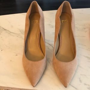 Marc Fisher Suede Nude Heels